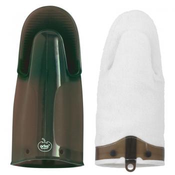 Silikonowa r�kawica z bawe�nian� wk�adk� w kolorze grafitowym - Mastrad