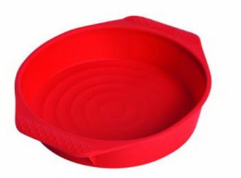 Forma silikonowa do ciasta Flexo (�rednica: 22 cm), czerwona - Kaiser