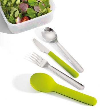 Zestaw sztu�c�w w etui, zielony - GoEat - Joseph Joseph