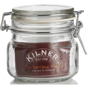 Soik (pojemnik) kwadratowy do przechowywania ywnoci (pojemno: 500 ml) - Kilner