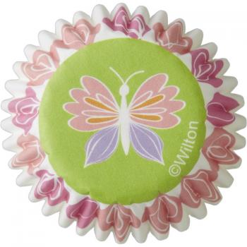 Papilotki do minimuffin�w zwiewne motyle (100 szt. w opakowaniu) - 415-7910 - Wilton 