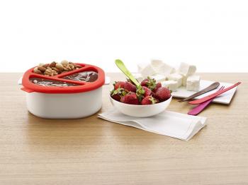 Zestaw do czekoladowego fondue NATIVE (7 element�w) - Lekue