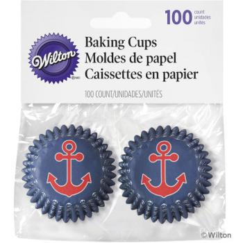 Papilotki do minimuffin�w kotwice (100 szt. w opakowaniu) - 415-8760 - Wilton 