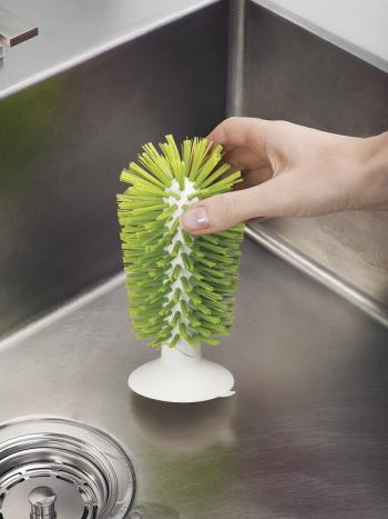 Szczotka z przyssawk� Brush-up, kolor: szary - Joseph Joseph