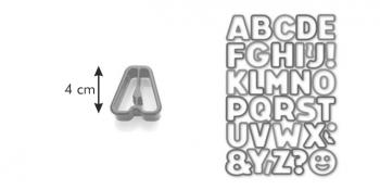 Komplet wykrawaczy - alfabet DELICIA KIDS (34 szt) - Tescoma
