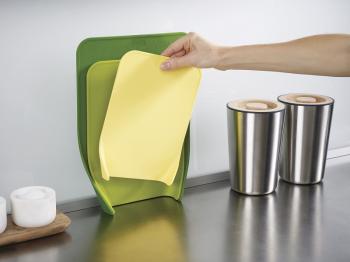 Zestaw 3 desek do krojenia zielone, Nest - CHOP - Joseph Joseph 