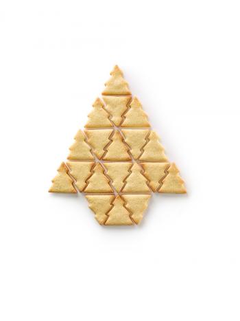 Foremka do wykrawania ciastek PUZZLE w kszta�cie choinki - Lekue