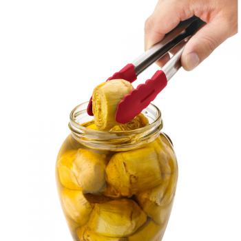 Silikonowe szczypce mini, czarne (d�ugo��: 17,8) - Cuisipro 
