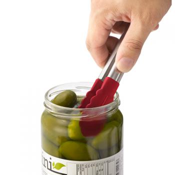 Silikonowe szczypce mini, czarne (d�ugo��: 17,8) - Cuisipro 
