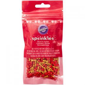 Posypka cukrowa w kszta�cie serc i strza� (56g) - 03-2328 - Wilton