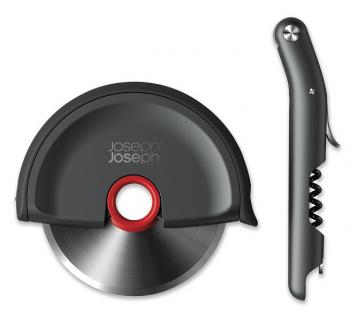 N� do pizzy i korkoci�g (zestaw 2-cz�ciowy) - Joseph Joseph 