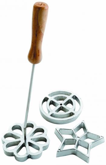 Wykrawaczki metalowe do sma�onych ciastek (3 sztuki) - Ibili