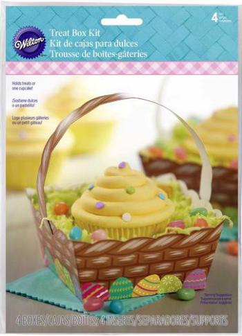 Pude�ka w kszta�cie wielkanocnych koszyczk�w (4 sztuki) - 415-1084 - Wilton