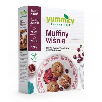 Mieszanka bezglutenowa do przygotowywania muffinw (amarantus, winia, chia) - Yummity