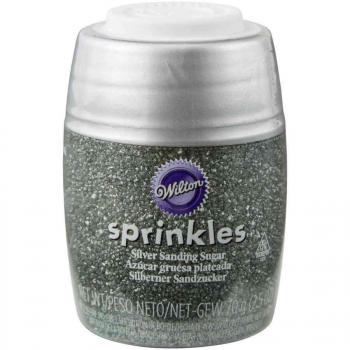 Srebrny cukier ozdobny do dekoracji (70 g) - 03-2131 - Wilton