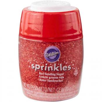 Czerwony cukier ozdobny do dekoracji (70 g) - 03-2123 - Wilton