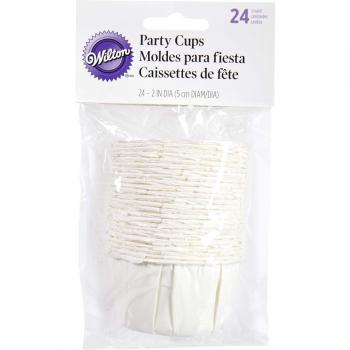 Papilotki kubeczki do pieczenia muffinek bia�e (24 sztuki) - 415-400 - Wilton