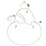 Fartuch kuchenny, bia�y (rozmiar M)- Mastrad 