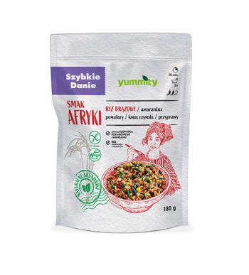 Szybkie danie bezglutenowe, Afryka 180 g - Yummity