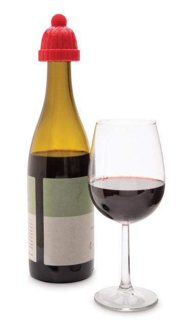 Korek do butelki Beanie Single, czerwony - Monkey Business 
