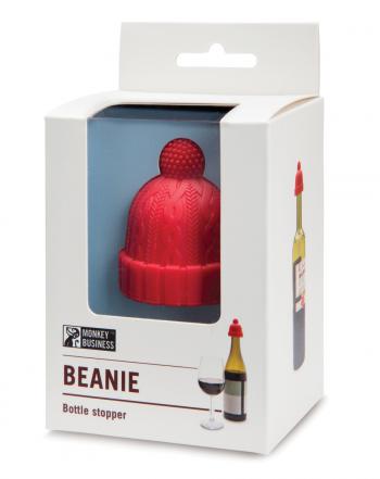 Korek do butelki Beanie Single, czerwony - Monkey Business 
