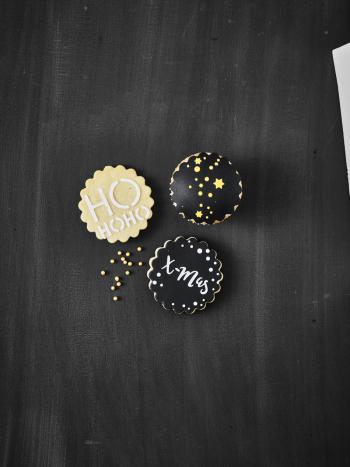 Szablony do ciasteczek (6 sztuk) Christmas Glamour z foremk� - Birkmann 
