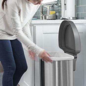 Kosz na mieci (45 L) Sensor, pokrgy - SimpleHuman 