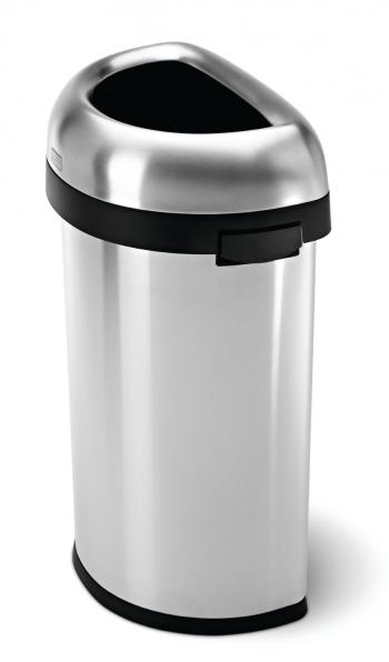 Kosz na mieci (60 L) Bullet Open, pokrgy - SimpleHuman