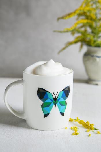 Kubek Mia Natura (370 ml), motyl - Vialli Design - OTSW
