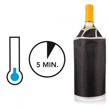 Sch�adzacz do wina, tulipan (czarny) - Vacu Vin 