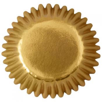 Papilotki na truffelki i minimuffiny z�ote (80 szt. w opakowaniu) -  415-2470 - Wilton