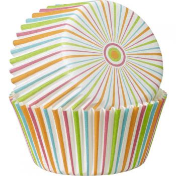 Papilotki do muffin�w Cytrusowe paski (75 sztuk) - 415-2842 - Wilton