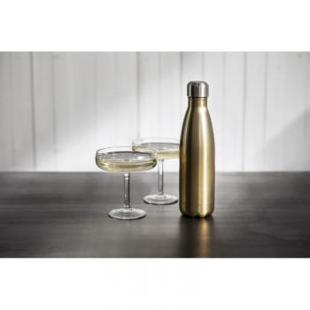 Butelka termiczna stalowa (poj. 500 ml), z�ota - To Go - Sagaform