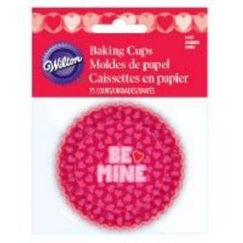 Papilotki do muffinek Be mine (75 sztuk) - 415-6551 - Wilton