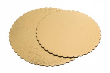 Podk�ad okr�g�y pod tort, z�oty (�rednica: 26 cm) – AleDobre.pl