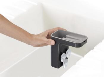 Organizer kuchenny na zlew Sink Pod, grafitowy - Joseph Joseph