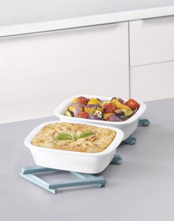 Podstawka pod naczynia STRETCH, zielona patynowa - Joseph Joseph