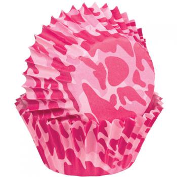 Papilotki do minimuffin�w r�owe moro (100 szt. w opakowaniu) - 415-8073 - Wilton