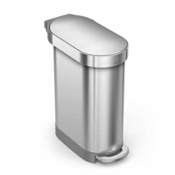Kosz na �mieci 45L Slim ze stali FPP - simplehuman 