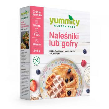 Mieszanka bezglutenowa do przygotowania gofrw i nalenikw (240 g) - Yummity