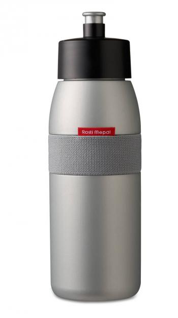 Bidon sportowy (500 ml), srebrny - Ellipse - Mepal