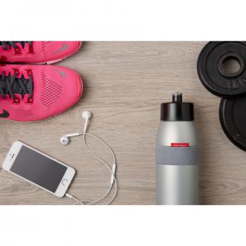 Bidon sportowy (500 ml), srebrny - Ellipse - Mepal