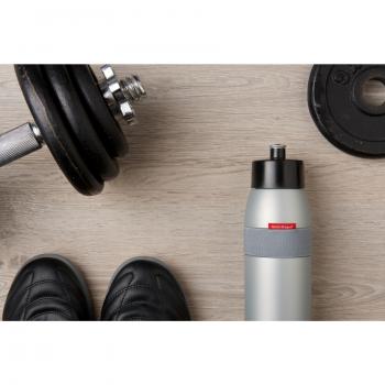 Bidon sportowy (500 ml), srebrny - Ellipse - Mepal