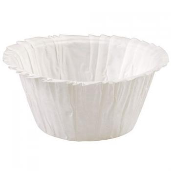 Papilotki ryflowane, z ko�nierzem (24 szt.), bia�e - 415-1389 - Wilton 