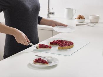 Deska, podstawka ze szk�a hartowanego przezroczysta (30 x 40 cm) - Joseph Joseph