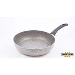 Patelnia granitowa indukcyjna g��boka (�rednica: 24 cm)...