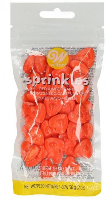 Posypka cukrowa (56 g), du�e serca - 03-3076 - Wilton