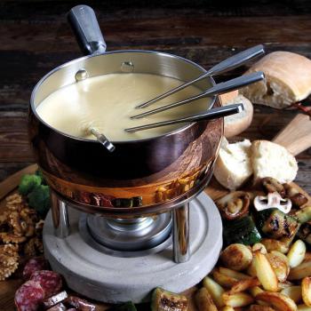 Zestaw do fondue Copper  - pojemno 1 l. - Boska 