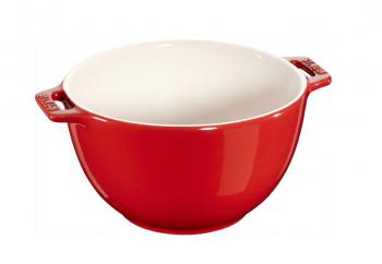 Miska z uchwytami okrga czerwona (rednica 18 cm) - Serving - Staub