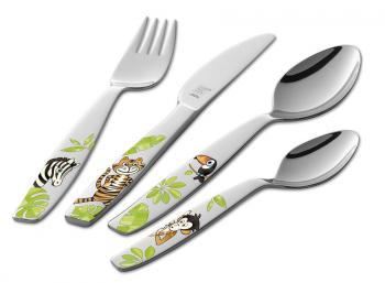Dzieci�cy komplet sztu�c�w D�ungla (4 elementy) - Flatware - Zwilling 